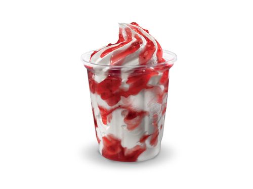 ÇİLEK SOSLU SUNDAE BÜYÜK BOY